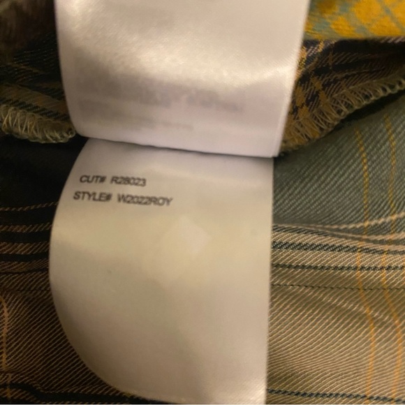 RVCA Medium Yellow Blue Pink Plaid Shorts - Picture 12 of 15